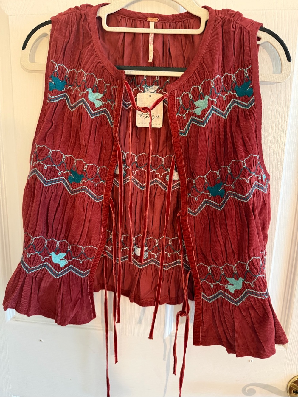 Free People Terra Smocked Maxi Skirt Set. NWT. - Picture 7 of 10